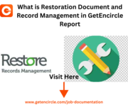 What is Restoration Document and Record Management in GetEncircle Repo