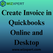 Create Invoice in Quickbooks Online and Desktop